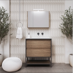 ΕΠΙ ΜΠΑΝΙΟΥ 80x85x46 COMBO 80 ΜΕΛΑΜΙΝΗ FATURINI