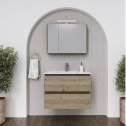 ΕΠΙ ΜΠΑΝΙΟΥ 80x60x46 SQUARE 80 ΜΕΛΑΜΙΝΗ FATURINI