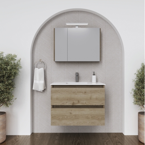 ΕΠΙ ΜΠΑΝΙΟΥ 80x60x46 SQUARE 80 ΜΕΛΑΜΙΝΗ FATURINI